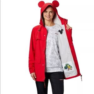 BNWT Columbia Disney Ibex rain Jacket- Small